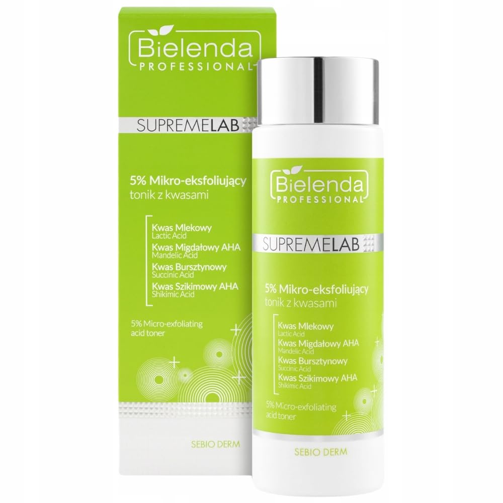 Bielenda Professional Supremelab Sebio Derm 5% Micro Exfoliating Acid Tonic 200 ml