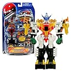 Bandai Year 2007 Power Rangers Operation Overdrive Series 6 Inch Tall Action Figure Robot Set - TRANSMAX VEHICLES Set H with 5 Vehicles that Combine into Megazord Figure