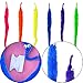 SAVITA 24 Pieces Magic Worm Wiggly Vivid Worm Trick Toys Invisible String Party Favors (6 Colors)