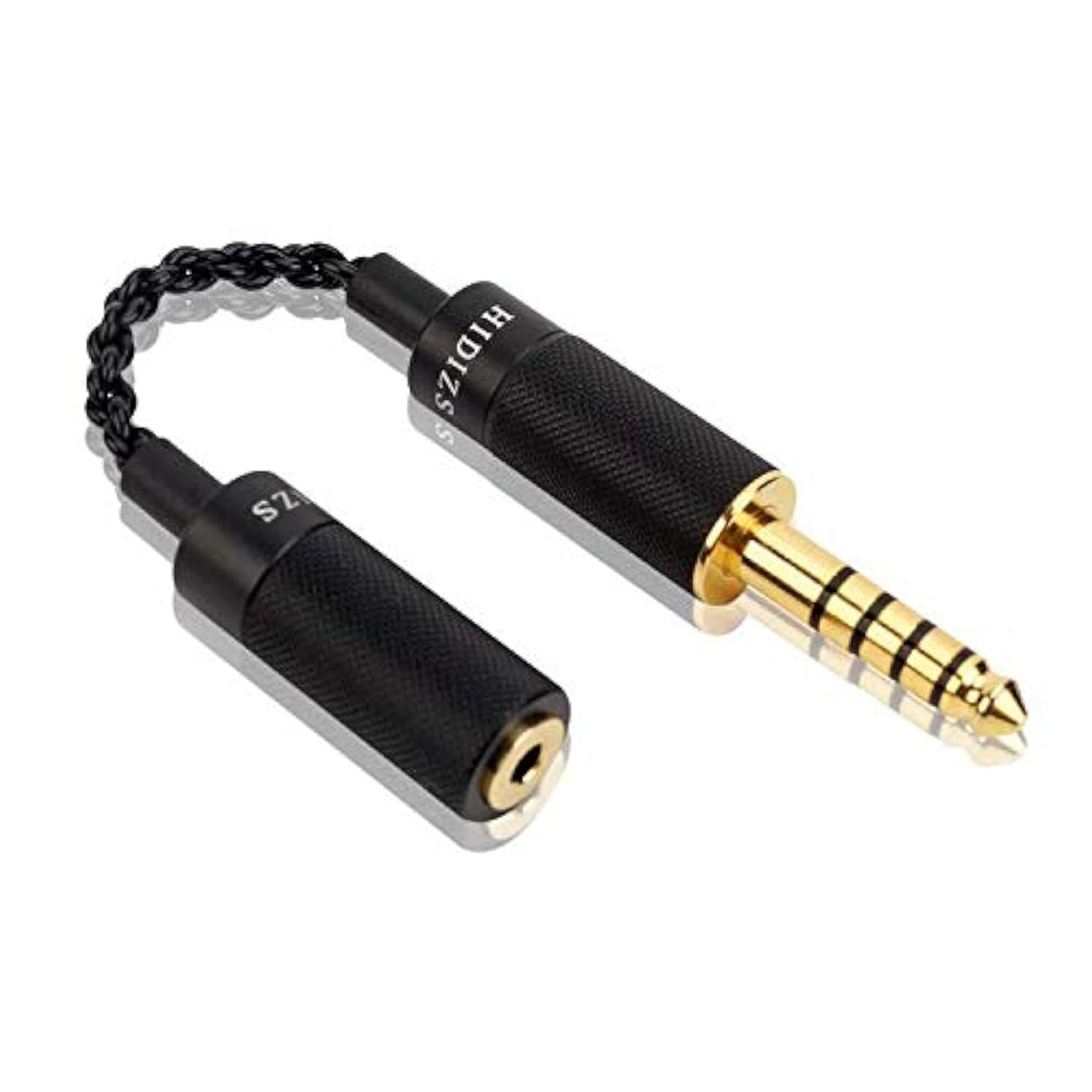Hidizs 4.4mm Male to 2.5mm Female Balanced Adapter,Headphone Extension Cable Extension Cord for Phones,Headphones,Speakers,Tablets,PCs,MP3 Players
