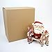 Enesco Jim Shore Santa Hugging Rudolph & Clarice Figurine, 4.9