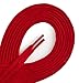OrthoStep Oval Athletic Red 54 inch Shoelaces - Sports Shoelaces 2 Pair Pack