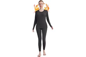 Thermal Underwear for Women Long Johns Womens Thermal Underwear Sets Solid Ultra Soft Base Layer Gifts with Box