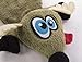 Hear Doggy Flattie Brown Deer Ultrasonic Silent Squeaker Dog Toy