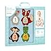 Pearhead First Year Monthly Milestone Felt Animal Photo Sharing Baby Belly Stickers, 1-12 Months