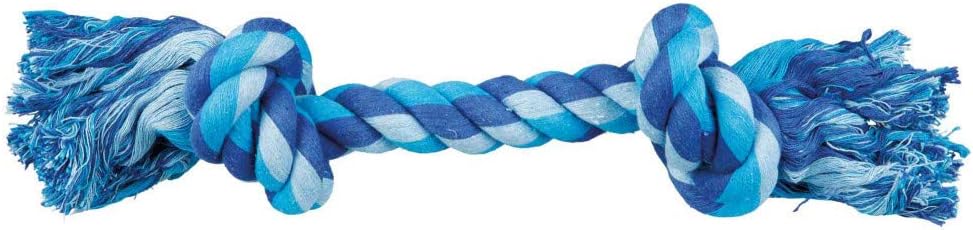 Trixie Denta Fun Pure Cotton Playing Rope for Dog 40 cm, Pack of 4, Multicolor