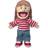 14" Emily, Peach Girl, Hand Puppet