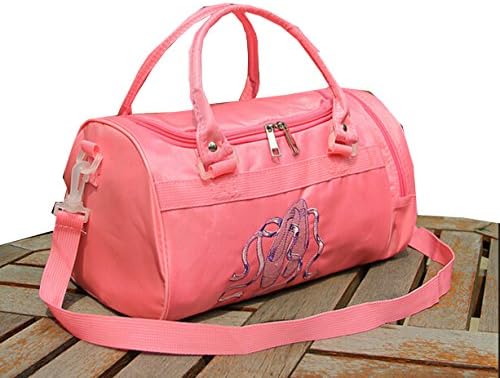 Km Girl's Pink Handbag Dance Bag Ballet Dance Bag