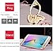 LG K10 Secret Garden TPU Case, Houshine Glitter Electroplate Bumper Bling Butterfly Soft TPU Silicone Flip Back Cover Case + Love Heart Ring Stand for LG K10, Rose Gold Bumper +Stand