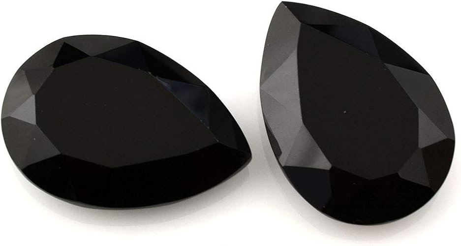 Amazon Com Ratnagarbha Black Onyx Cut Pear Shape Faceted Loose Gem Stone 2x3 Mm 50 Piece Black Color Jewelry Making Wholesale Price Jewelry