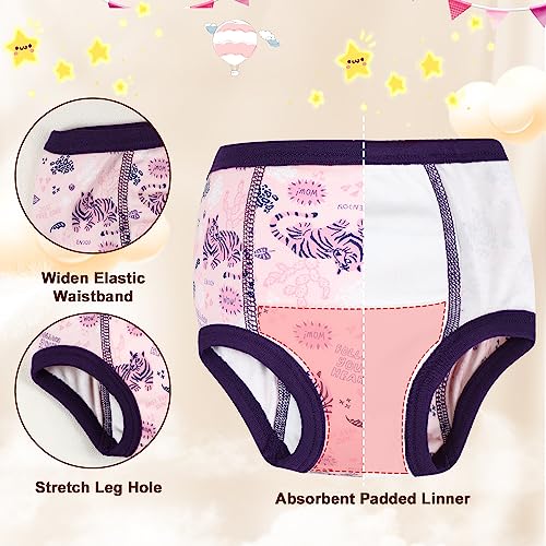 MooMoo Baby Absorbent Potty Training Underwear 6 Packs Cotton Training