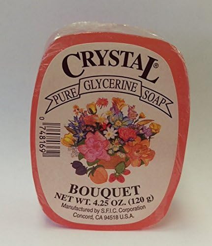 Crystal Glycerine Soap Bars Bouquet (24 bars)