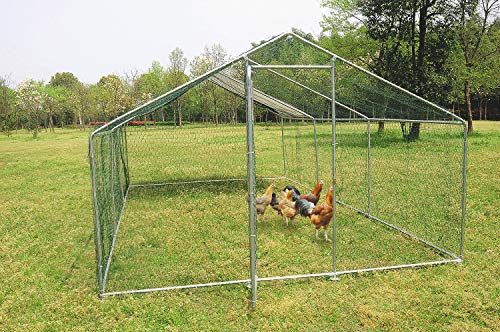 walnest Large Chicken Coop Cage Walk-in Pens Outdoor Backyard Ranch Crate Rabbit Poultry Cage Enclosure Pet Run Exercise and Playpen Pen Pet Exercise with Cover - Thumbnail 7