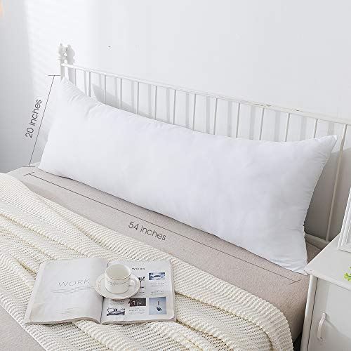 DOWNCOOL Premium Large Body Pillow Insert for Adults 100 Polyester