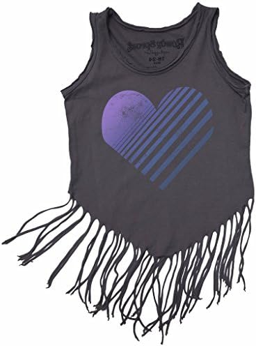 ROWDY SPROUT HEART FRINGE TANK - HIPPY SHAKE (2T)