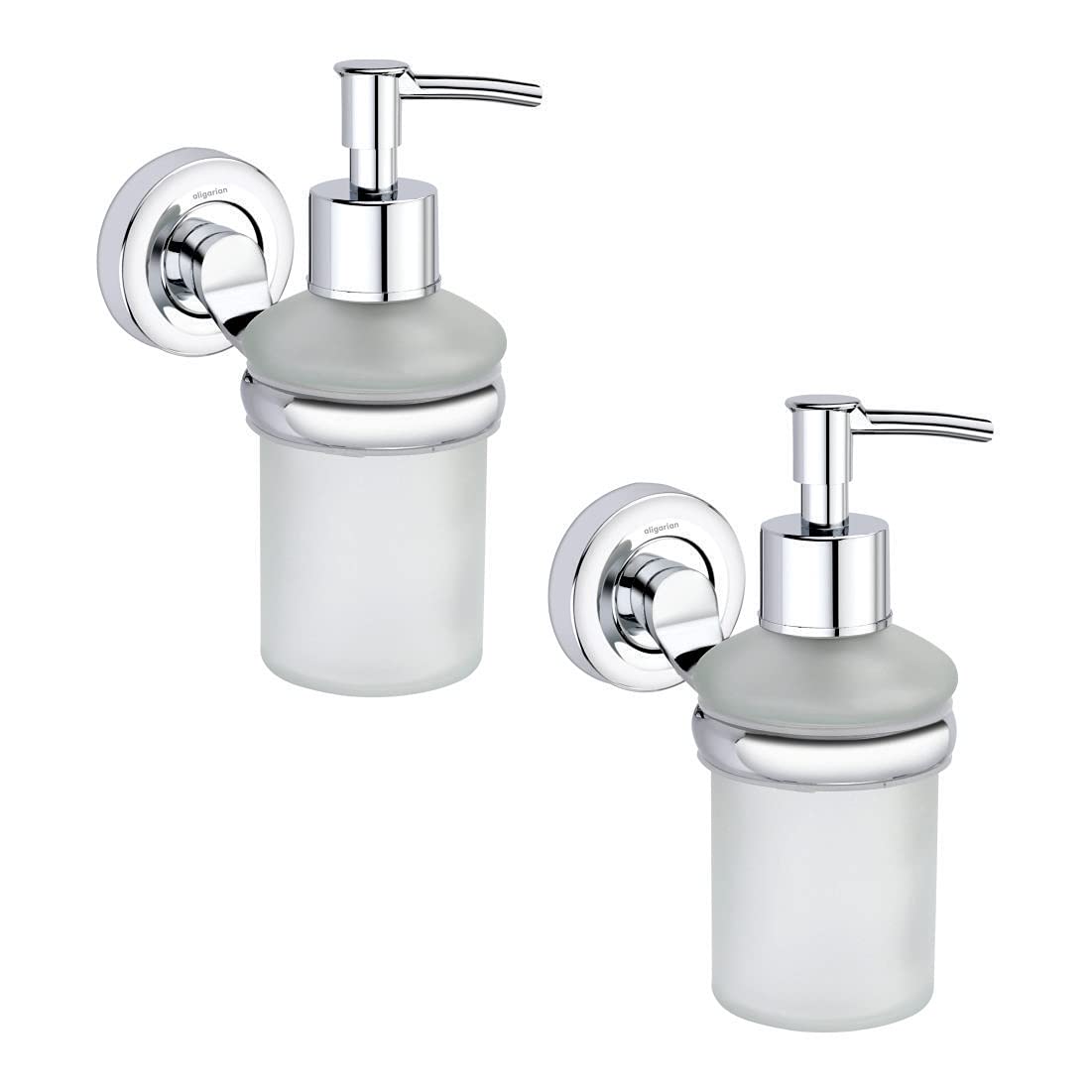 aligarian Steel Bathroom Wall Mounted Liquid Shampoo Dispenser (Pack of