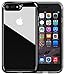 iVAPO i7 Plus-Crystal-case-Bright Black iPhone 7 Plus Case, Transparent Clear, Protective Enhanced Grip, Soft TPU Air Space Shock-Proof, Bright Black, 5.5
