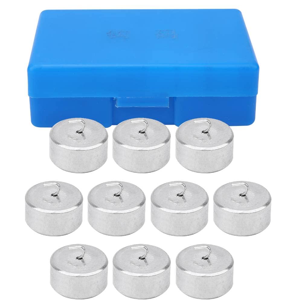 Jewellery Scale10 x 50g, 10Pcs/Set 500g Grams Precision Calibration Weight Kit Set Precision Weight for Digital Balance Scale for Digital Balance Scale, Jewellery Scale, 10 x 50g School Supplies
