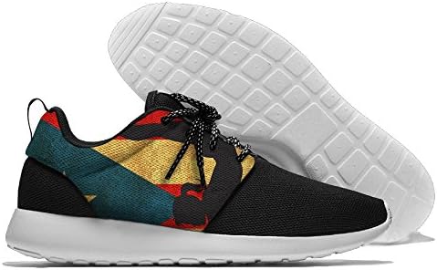Gymnastics Puerto Rico Flag Men's Classic Athletic Running Shoes 44