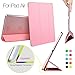 iPad Air Case, ESR Smart Case Cover [Synthetic Leather] Translucent Frosted Back Magnetic Cover with Auto Sleep/Wake Function [Light Weight] for iPad 5 (Sweet Pink)