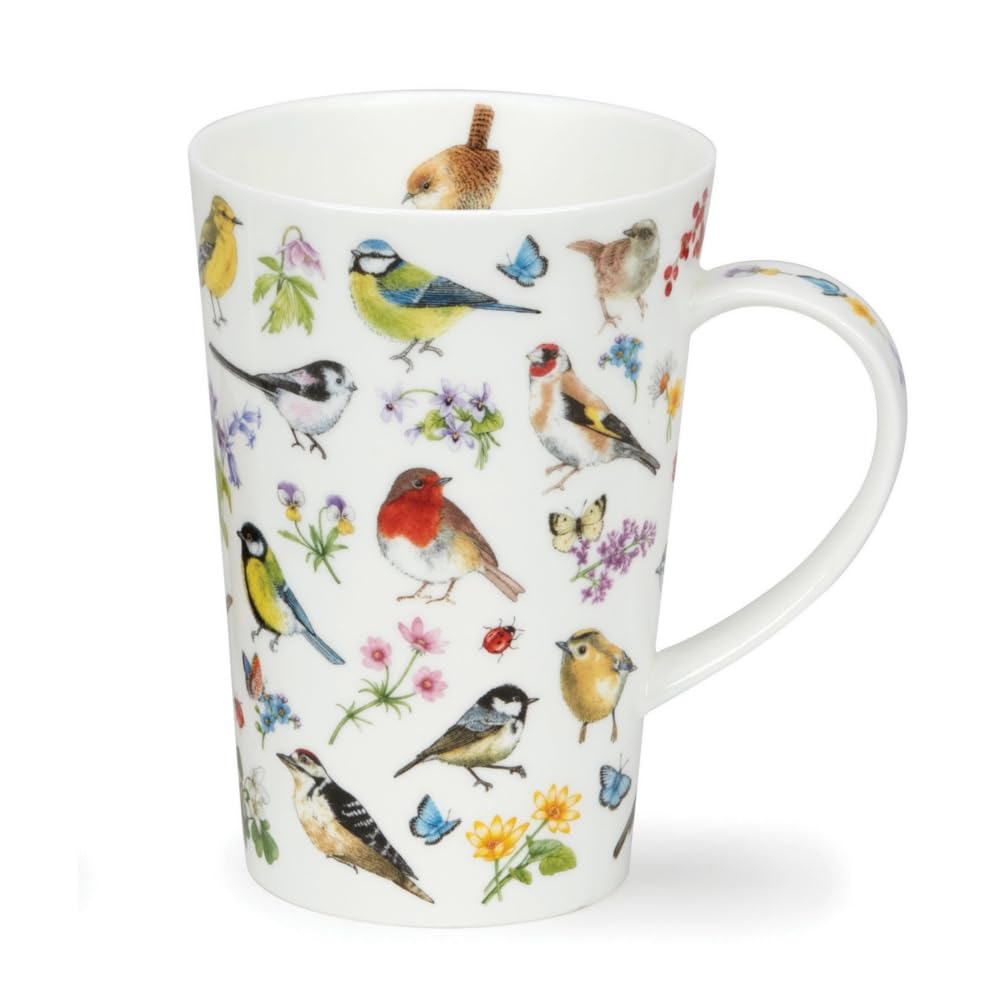 Dunoon Shetland Fine Bone China 0.44 Litre Mug Bird Garden