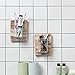 HOMKO Rustic Candle Holder Mason Jar Candle Sconces - Small Mason Jar Planter Set - Pair Mason Jar Organizers (Set of Two)