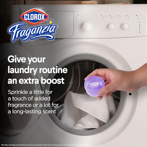 CLOROX FRAGANZIA IN-WASH SCENT BOOSTER CRYSTALS IN DREAMY JASMINE SCENT, TWINPACK 2X 18OZ, TOTAL 36OZ| LAUNDRY SCENT BOOSTER CRYSTALS | DREAMY JASMINE, LIGHT FLORAL LAUNDRY FRAGRANCE