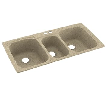 Swanstone Ks04422tb 122 2 2 Hole Solid Surface Kitchen Sink 44 X
