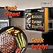STOVEN Stove Top Burner Covers Premium Gas Range Protector 100% Non-Stick Reusable Oven Liners/BBQ Grill Mats Sheets Accessories + FREE StoveTop Gap Fillers Best 10 Piece Set