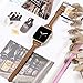 Wearlizer Slim Rivet Leather Compatible with Apple Watch Bands 38mm 40mm 41mm 42mm 44mm 45mm 46mm 49mm Women Men Dressy Thin Strap Wristbands Bracelet for iWatch Series 10 9 8 Ultra SE 7 6 5 4 3 2 1