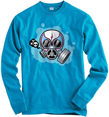 Freshism Men's EL Intoxico Long Sleeve T-Shirt - Turquoise, XXXX-Large