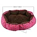 Pecute Warm Cozy Small Soft Plush Pet Dog Puppy Small Cat Kitten Polka Dot Bed House Cushion, Random