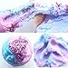 E-SCENERY Colorful Cloud Cotton Slime Mud, 100ml Jumbo Fluffy Floam Slime Stress Relief Toy Scented Sludge Toy for Kids and Adults, Super Soft and Non-sticky (B)