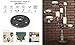 Pipe Decor 1/2 in. FPT 1/2 in. Dia. x 1-1/4 in. L Black Malleable Iron Floor Flange