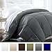 Beckham Hotel Collection 1200 Series - Lightweight - Luxury Goose Down Alternative Comforter - Hotel Quality Comforter and Hypoallergenic -King/Cali King - Gray
