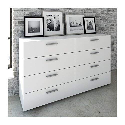 Amazon Com White 8 Departments Dresser Drawers Bedroom Furniture