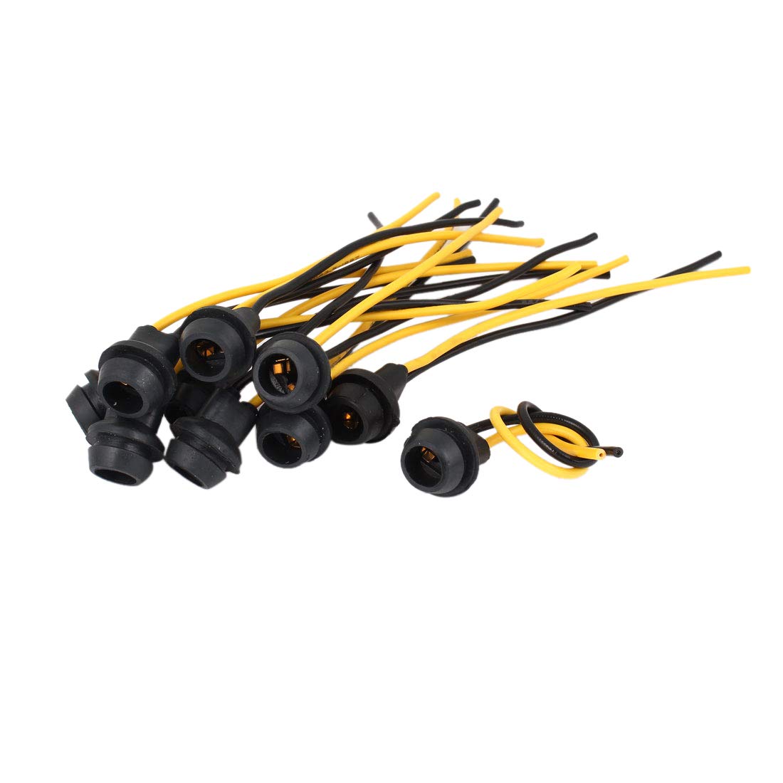 Photo 1 of ****STOCK PHOTO AS REFERENCE****
uxcell 10 Pcs T10 Wedge Base Light Car Instrument Panel Dash Board Socket Universal