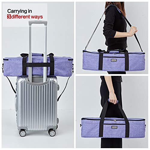 HOMEST Lightweight Carrying Case Compatible with Cricut Explore Air 2, Cricut Maker, Purple (Patent Design)