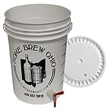 6.5 Gallon Bottling Bucket with Lid and Spigot for Bottling Beer