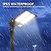 LEONLITE 150W LED Parking Lot Light, Adjustable Arm Mount, UL & DLC Listed, Dusk to Dawn Shoebox Pole Light with Photocell, 100-277V, 1-10V Dimmable, Commercial Street Area Light, IP65, 5000K Daylight