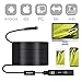 Wireless Endoscope for Android and iPhone, Slopehill WiFi Borescope Inspection Camera 1200P HD 2MP, Semi-Rigid Snake with Telescopic Rod, Waterproof, for Smartphone, Tablet, PC - 11.5F