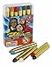 Pinkleaf Washable Face Paint Crayon Kits for Kids Parties, Festivals, July 4th & Halloween, 2 x 6pc Mini Body Painting Marker Sets