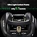 Piscifun Phantom Baitcasting Fishing Reel, 5.7oz Ultralight Carbon Frame Baitcaster, 7.0:1 Gear Ratio & Dual Brake System Low Profile Casting Reel, Left Handle