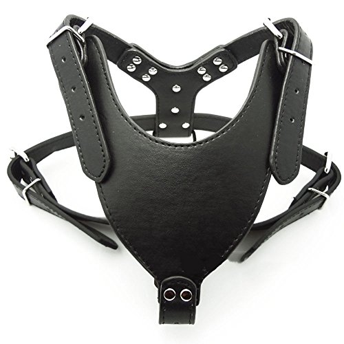 Benala Soft Leather Pet Dog Pulling Walking Harness