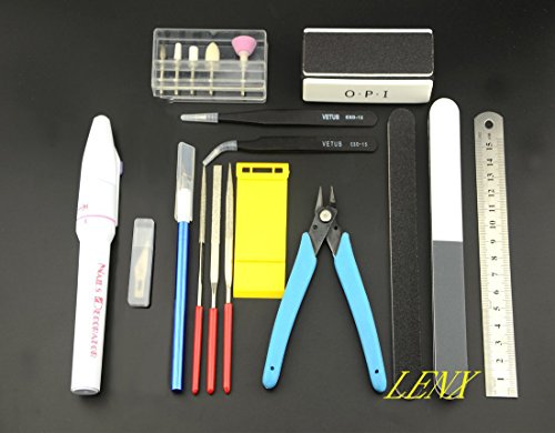 BXQINLENX 15 PCS Gundam Modeler Basic Tools Craft Set For Car Model Assemble Building(C)