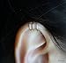 127) Simple Triple Band Ear Cuff For Upper Cartilage, Conch Earring, Ear Jackets