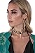 Wink Gal Women's Boho Western Velvet Concho Coins Choker Necklace Gold