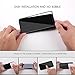 Malzaha DE0157 Full Coverage Tempered Glass Screen Protector, Film Edge to Edge Protection for iPhone X Tempered Glass - Black - 2 Piece