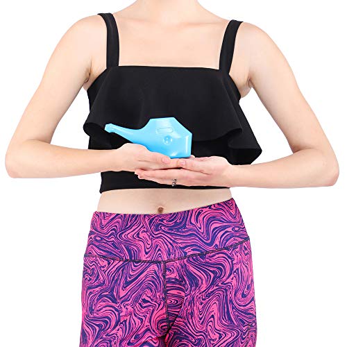 QwikFlo Economy, Light-Weight Neti Pot - Handy, Compact and Travel Friendly-White (2 Pieces (White, Blue)) - Image 2