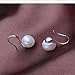 925 Sterling Silver Pearl Dangle Drop Earrings Jewelry for Women Handpicked AAAA+ Quality 7.5-8mm White Freshwater Cultured Pearl Dangle Drop Earrings Girl